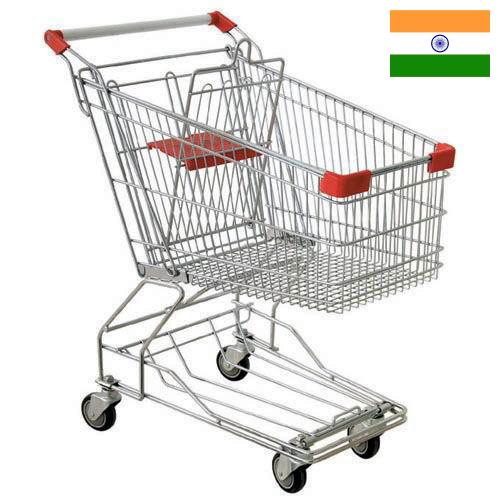 Тележки торговые из Индии