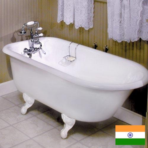 ванна чугунная из Индии