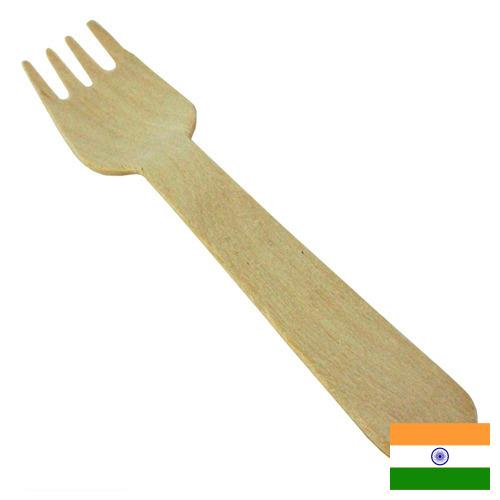 Вилки одноразовые из Индии