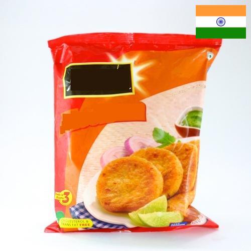 Замороженные продукты питания из Индии