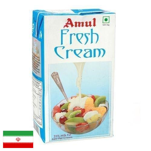 сливки молочные из Ирана