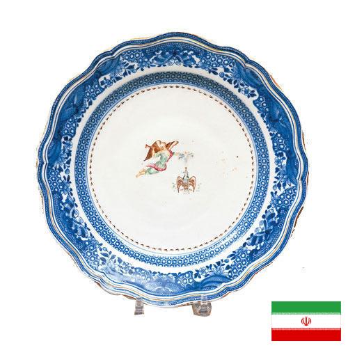 тарелка фарфоровая из Ирана