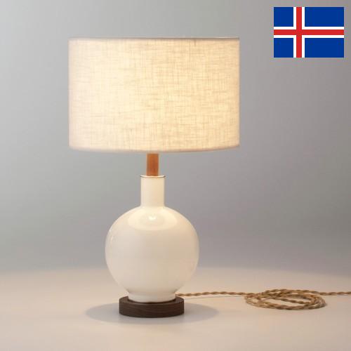 Лампы электрические из Исландии