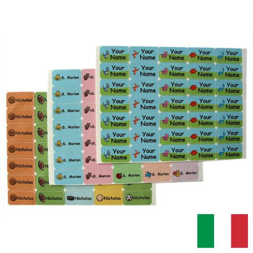 Этикетки клейкие из Италии