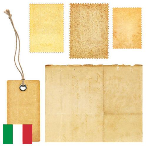 наклейки бумажные из Италии