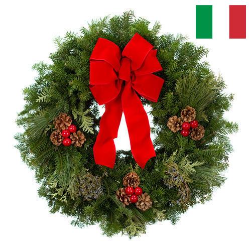 Рождественский венок из Италии