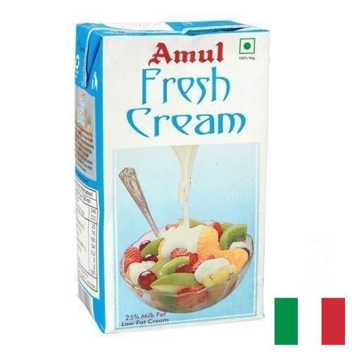 сливки молочные из Италии