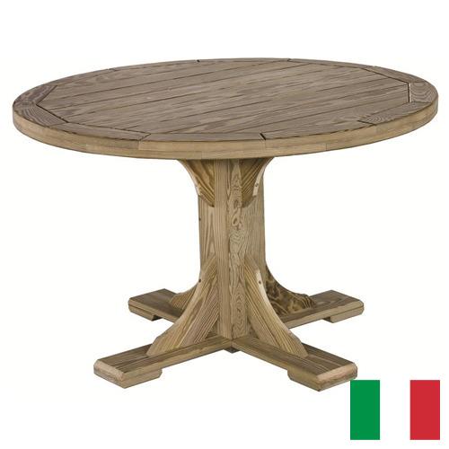 стол круглый из Италии
