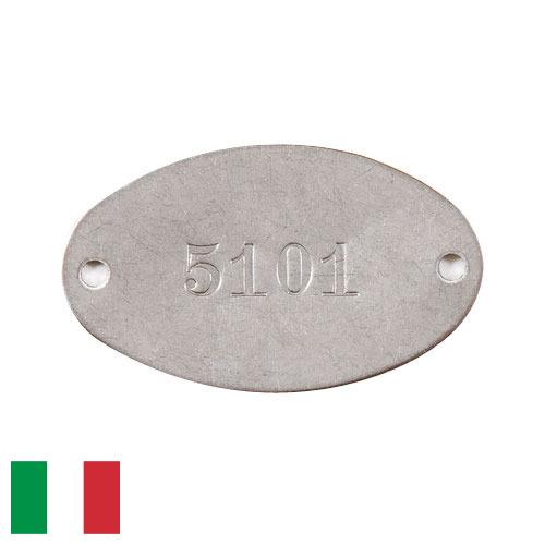 Таблички металлические из Италии