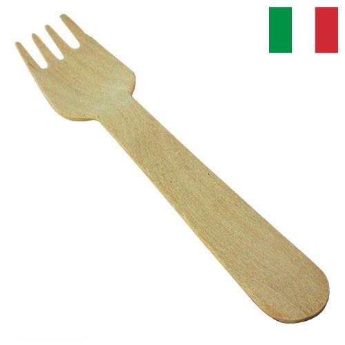 Вилки одноразовые из Италии