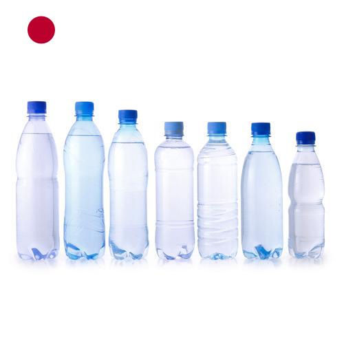 Бутылки из пластиков из Японии