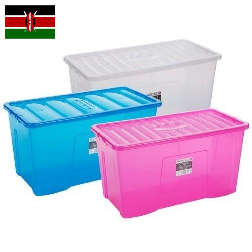 коробка пластиковая из Кении