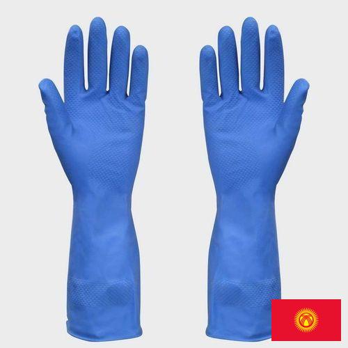 перчатки из латекса из Киргизии