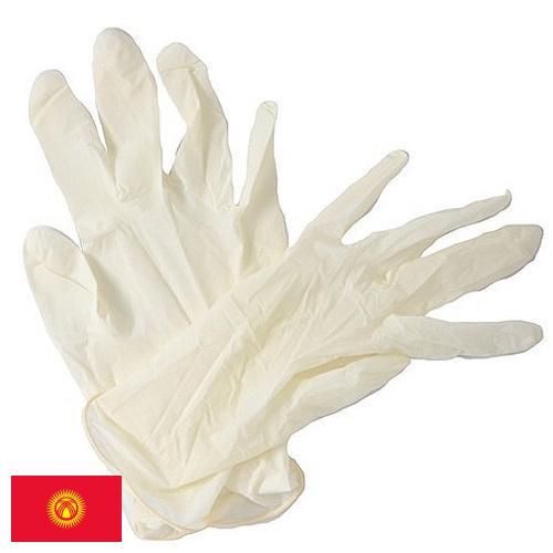 Перчатки виниловые из Киргизии