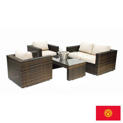 Плетеная мебель из лозы из Киргизии