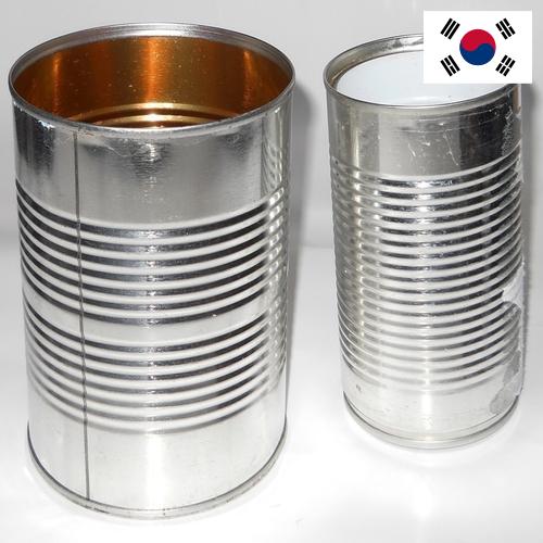 Банки жестяные из Кореи, Республики