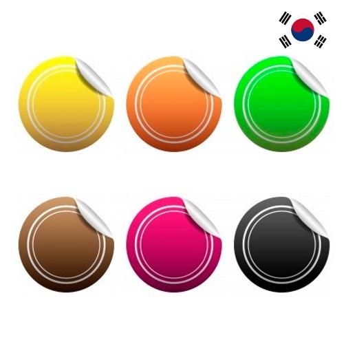 бумажные стикеры из Кореи, Республики