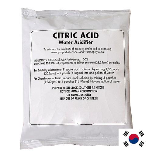 Кислота лимонная из Кореи, Республики