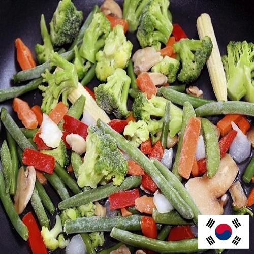 Овощи замороженные из Кореи, Республики