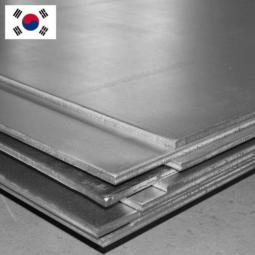 Пластины стальные из Кореи, Республики