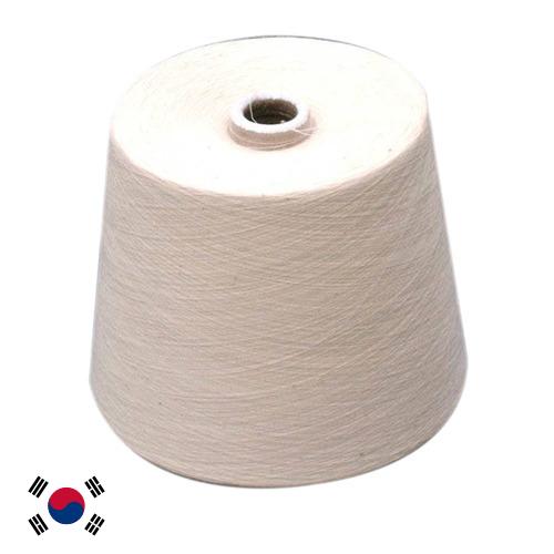 пряжа хлопчатобумажная из Кореи, Республики