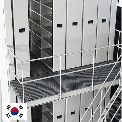 Стеллажи передвижные из Кореи, Республики