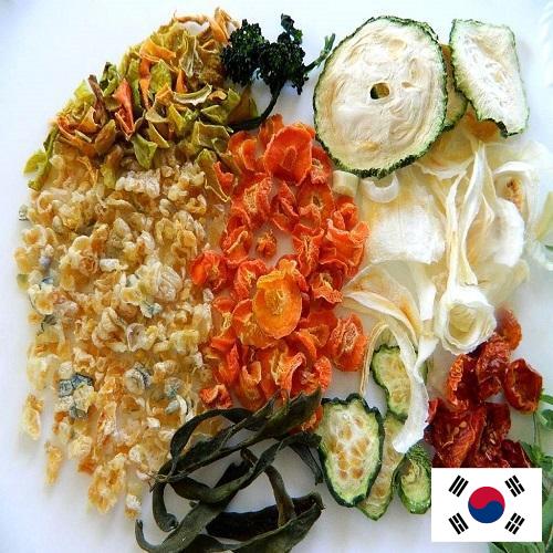 Сушеные овощи из Кореи, Республики