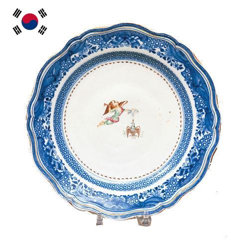 тарелка фарфоровая из Кореи, Республики