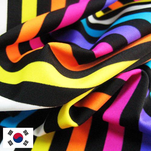 ткань синтетика из Кореи, Республики