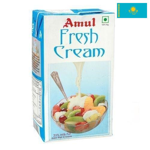 сливки молочные из Казахстана