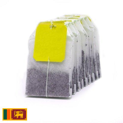 чай в пакетиках из Шри-Ланки