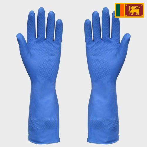 перчатки латексные из Шри-Ланки