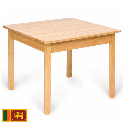 стол деревянный из Шри-Ланки