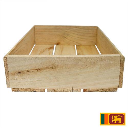 Ящики деревянные из Шри-Ланки