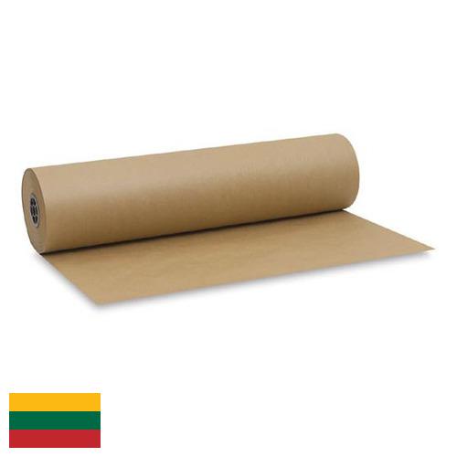 Бумага оберточная из Литвы