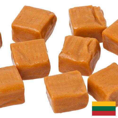 Конфеты карамель из Литвы