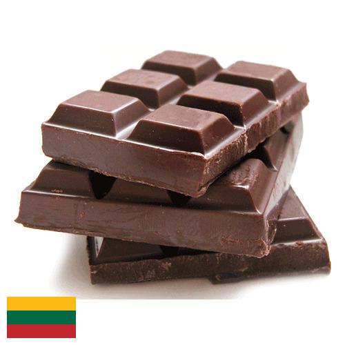 конфеты шоколадные с начинкой из Литвы