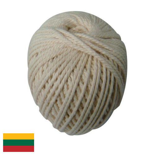 нить хлопчатобумажная из Литвы