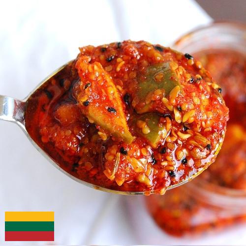 Огурцы маринованные из Литвы