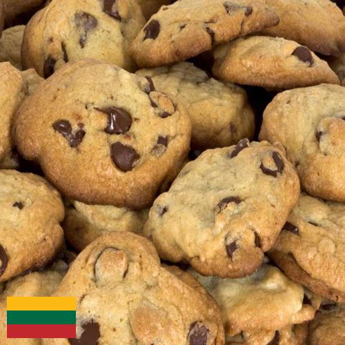 печенье с шоколадом из Литвы