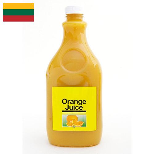 Сок апельсиновый из Литвы