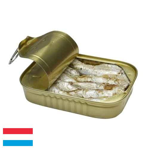консервы из рыбы из Люксембурга