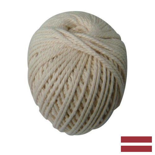 нить хлопчатобумажная из Латвии