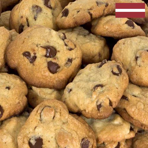 печенье с шоколадом из Латвии