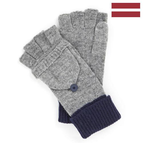 Перчатки трикотажные из Латвии