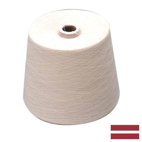 пряжа хлопчатобумажная из Латвии