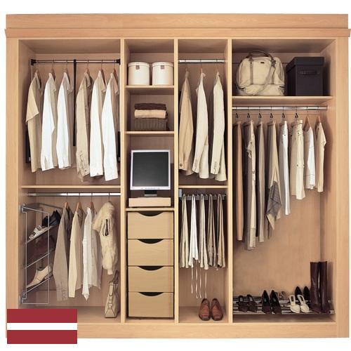 Шкафы гардеробные из Латвии