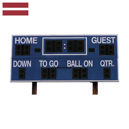 табло из Латвии