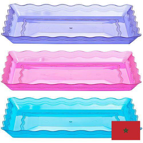 Лотки пластиковые из Марокко