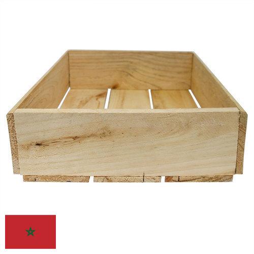 Ящики деревянные из Марокко